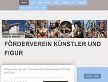 Tablet Screenshot of kuenstler-figur.de